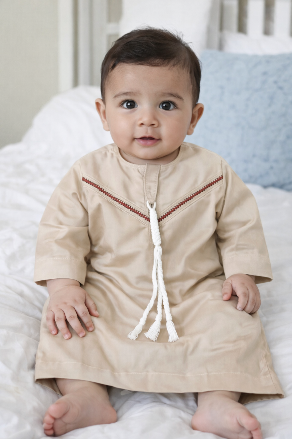 Baby Boy Cotton Jubba Thobe | Arabic Jubba for kids Boy | Arab Sheikh Dress for Baby Boy | Eid & Ramadan Dress for Kids Light beige Baby Boy Cotton Jubba Thobe | Arabic Jubba for kids Boy | Arab Sheikh Dress for Baby Boy | Eid & Ramadan Dress for Kids Light beige